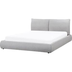 Beliani Vinay Gray Modern Upholstered Bed - Bed Beliani Vinay Gray Modern Upholstered Bed - Bed