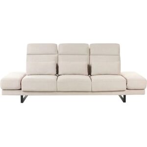 Beliani Ikast Beige Modern 3-Seater Sofa Beliani Ikast Beige Modern 3-Seater Sofa