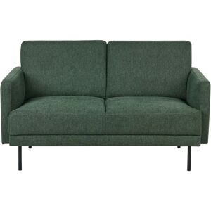 Sofá Beliani Breda - 2 Plazas Poliéster Verde 150x85x85 Sofá Beliani Breda - 2 Plazas Poliéster Verde 150x85x85