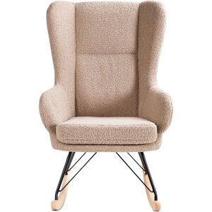 Beliani - Model Luoma - High Back Support - Rocking Chair Beliani - Model Luoma - High Back Support - Rocking Chair
