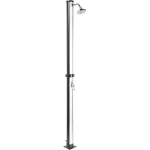 Beliani Elqui Solar Outdoor Stainless Steel Shower - Modern Black - Shower Beliani Elqui Solar Outdoor Stainless Steel Shower - Modern Black - Shower