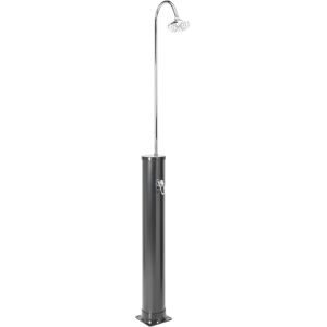 Beliani Solar Outdoor Shower - Stainless Steel - Modern Garden Accessory Beliani Solar Outdoor Shower - Stainless Steel - Modern Garden Accessory