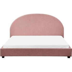 Beliani Bed Vaucluse Pastel Pink - Bed Beliani Bed Vaucluse Pastel Pink - Bed