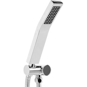Beliani Shower Head Amboro Silver - Handheld, Curved, Single Mode Beliani Shower Head Amboro Silver - Handheld, Curved, Single Mode