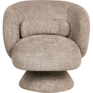 Beliani Lieksa Cadeira Giratória - Retrô Moderno Bege Beliani Lieksa Cadeira Giratória - Retrô Moderno Bege