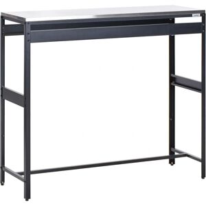 Beliani Outdoor Bar Table Maenza Black - Weather-Resistant Steel Beliani Outdoor Bar Table Maenza Black - Weather-Resistant Steel