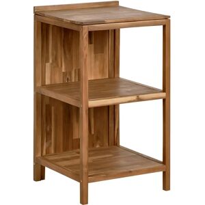Beliani Garden Kitchen Island with Shelves - Brown - Garden Kitchen Beliani Garden Kitchen Island with Shelves - Brown - Garden Kitchen