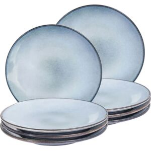 Beliani Juniper Light Blue Dinner Plates - Plates Beliani Juniper Light Blue Dinner Plates - Plates