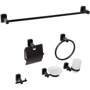 Beliani 6-Piece Bathroom Hardware Set Pocone - Bathroom Hardware Set Beliani 6-Piece Bathroom Hardware Set Pocone - Bathroom Hardware Set