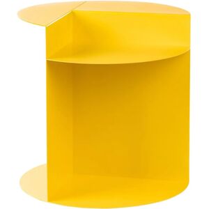 Beliani Taggart Yellow Metal Side Table - Side Table Beliani Taggart Yellow Metal Side Table - Side Table