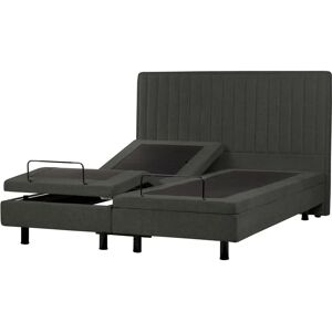 Beliani Duke Ii Adjustable Bed Dark Grey - Bed Beliani Duke Ii Adjustable Bed Dark Grey - Bed