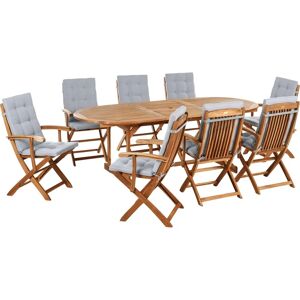 Beliani Maui Premium Outdoor Dining Set - Table and Chairs Beliani Maui Premium Outdoor Dining Set - Table and Chairs