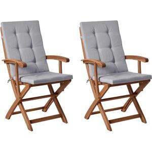 Beliani Maui Premium Wooden Garden Chairs - Garden Chairs Beliani Maui Premium Wooden Garden Chairs - Garden Chairs