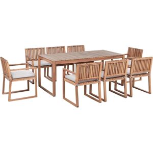 Beliani Sassari Premium Outdoor Dining Set - FSC Acacia Wood for 8 Beliani Sassari Premium Outdoor Dining Set - FSC Acacia Wood for 8