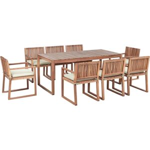 Beliani Sassari Premium Acacia Outdoor Dining Set - 8 Persons Beliani Sassari Premium Acacia Outdoor Dining Set - 8 Persons
