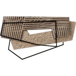 Beliani Wall Decor Ennis Metal 36 Cm Brown - Wall Decor Beliani Wall Decor Ennis Metal 36 Cm Brown - Wall Decor