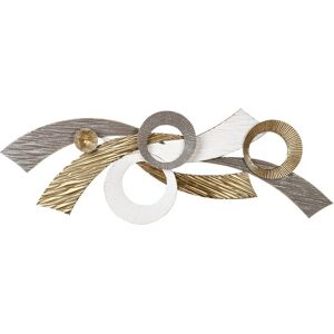 Beliani Timahoe Wall Decor - Gold Iron Handmade Glam 90x31 Cm Beliani Timahoe Wall Decor - Gold Iron Handmade Glam 90x31 Cm