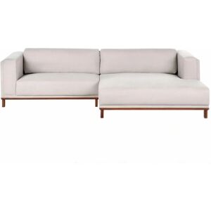 Beliani Light Beige Fabric 4 Seater Corner Sofa - Corner Sofa Beliani Light Beige Fabric 4 Seater Corner Sofa - Corner Sofa