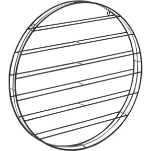 Beliani Wall Mounted Wine Rack Annacotty - Modern Iron Black Wall Mount Wine Holder Beliani Wall Mounted Wine Rack Annacotty - Modern Iron Black Wall Mount Wine Holder