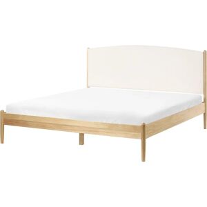 Beliani Bed Pine Wood 160x200cm - Minimalist Scandinavian Style Beliani Bed Pine Wood 160x200cm - Minimalist Scandinavian Style