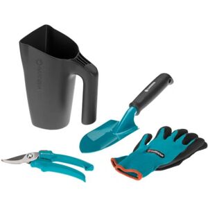 Gardena 8966-30 tuin gereedschap set - Multifunctionele gieter, snoeischaar, plantspade, tuinhandschoenen Gardena 8966-30 tuin gereedschap set - Multifunctionele gieter, snoeischaar, plantspade, tuinhandschoenen