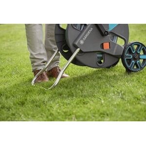 Gardena AquaRoll L Easy Hose Trolley Set - Space Saving Storage, Softgrip Crank Gardena AquaRoll L Easy Hose Trolley Set - Space Saving Storage, Softgrip Crank
