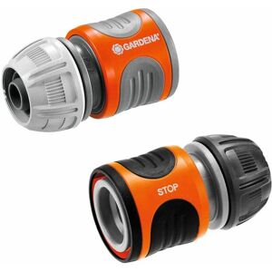 Gardena 18279-34 Slangkoppeling Set - Snel & Waterstop Gardena 18279-34 Slangkoppeling Set - Snel & Waterstop