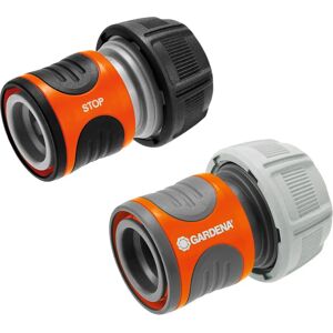Gardena 18275-20 Water Hose Fitting - Hose Connector Set - Black/Orange Gardena 18275-20 Water Hose Fitting - Hose Connector Set - Black/Orange
