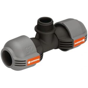 Conector T Gardena 2787-20 - Gri pentru irigații din grădină Conector T Gardena 2787-20 - Gri pentru irigații din grădină