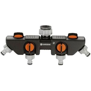 Gardena 08194-20 Water Hose Fitting - Four-Channel Distributor Gardena 08194-20 Water Hose Fitting - Four-Channel Distributor