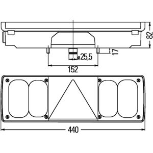HELLA Takavalo Oikea 2VP 340 450-441 - Takavalo HELLA Takavalo Oikea 2VP 340 450-441 - Takavalo