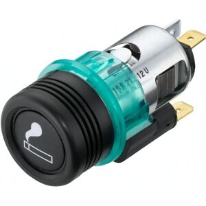 Hella 8EZ 008 021-001 Grön Fitting 12V Cigarette tändare Hella 8EZ 008 021-001 Grön Fitting 12V Cigarette tändare