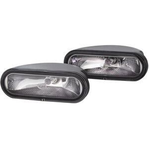 Hella FF dimljusset - 75mm - Svart - Klart glas - 12V Hella FF dimljusset - 75mm - Svart - Klart glas - 12V