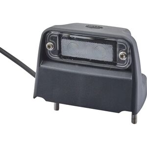Lampe de Plaque d'Immatriculation Hella - Gris - LED - 12V/24V - Publicité Lampe de Plaque d'Immatriculation Hella - Gris - LED - 12V/24V - Publicité
