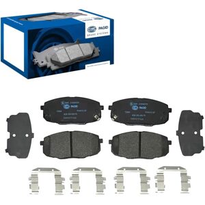 Hella Pagid Front Brake Pads Set - Brake Disc, Wear Indicator Hella Pagid Front Brake Pads Set - Brake Disc, Wear Indicator