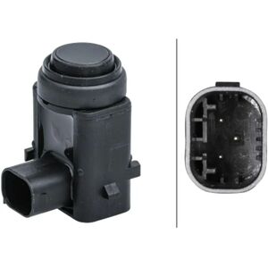 HELLA Parksensorsatz - 6PX 358 141-491 - Schwarz - Parksensor HELLA Parksensorsatz - 6PX 358 141-491 - Schwarz - Parksensor