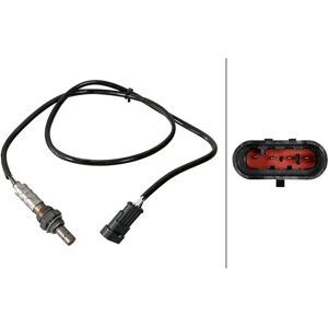 Hella 6PA 358 221-511 - Lämpöeristetty hapettomuusanturi - Fiat, Lancia varten Hella 6PA 358 221-511 - Lämpöeristetty hapettomuusanturi - Fiat, Lancia varten