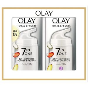 Olay Marca Modelo - Hidratante Facial 7-en-1 para Día y Noche Olay Marca Modelo - Hidratante Facial 7-en-1 para Día y Noche