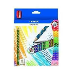 Lyra Groove Slim Colouring Pencils - 24 pcs Lyra Groove Slim Colouring Pencils - 24 pcs