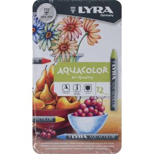 Lyra Aquacolor 12 pc Water-Soluble Wax Pencils Lyra Aquacolor 12 pc Water-Soluble Wax Pencils