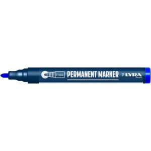 Marqueur Permanent Lyra - Pointe Ronde 1-4mm - Résistant à l'eau, Sèche rapidement, Bleu Marqueur Permanent Lyra - Pointe Ronde 1-4mm - Résistant à l'eau, Sèche rapidement, Bleu
