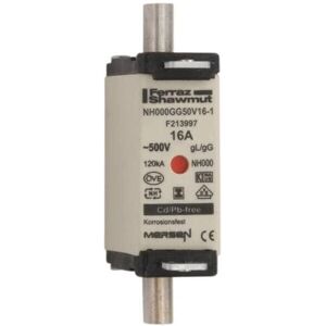 Mersen 1F637.000000 Fuse - NH 20A 500V - 1 pc Mersen 1F637.000000 Fuse - NH 20A 500V - 1 pc