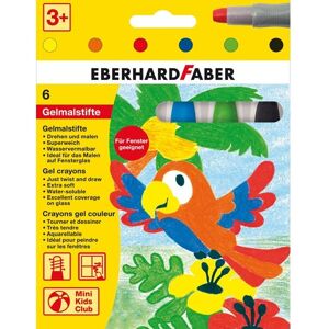 Eberhard Faber 529006 Gel-Farbstifte - 6 Leuchtende Farben Eberhard Faber 529006 Gel-Farbstifte - 6 Leuchtende Farben
