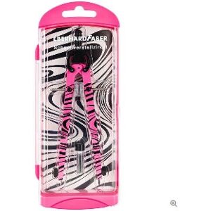 Compasso Faber-Castell Rosa Neon Modello 571701 - Compasso Compasso Faber-Castell Rosa Neon Modello 571701 - Compasso