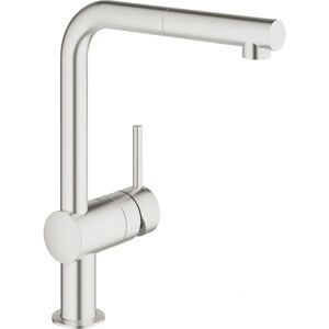 Grohe Minta Gray High Arc Pull-Out Kitchen Faucet - Faucet Grohe Minta Gray High Arc Pull-Out Kitchen Faucet - Faucet