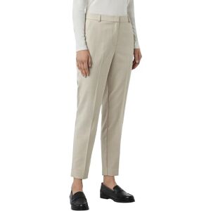 Beige Slim Fit Hoge Taille Broek van Comma - Broeken Beige Slim Fit Hoge Taille Broek van Comma - Broeken
