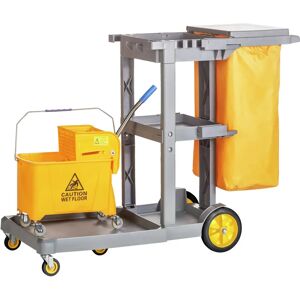 Pulsiva Professioneller Reinigungswagen - 131x52x99 cm - Reinigungswagen Pulsiva Professioneller Reinigungswagen - 131x52x99 cm - Reinigungswagen