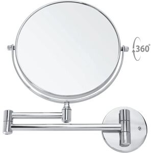 Vega Wandspiegel - Perdo 5x, 33x19 cm, Silber, Rund - Wandspiegel Vega Wandspiegel - Perdo 5x, 33x19 cm, Silber, Rund - Wandspiegel