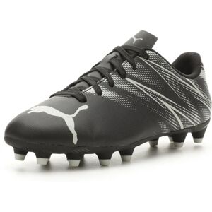 PUMA Attacanto FG/AG Kids Football Shoes - Black/Silver Mist PUMA Attacanto FG/AG Kids Football Shoes - Black/Silver Mist