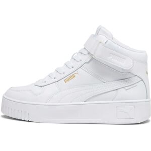 Puma Carina Street Mid Sneakers - Lässiger Stil, Leder, Weiß Puma Carina Street Mid Sneakers - Lässiger Stil, Leder, Weiß